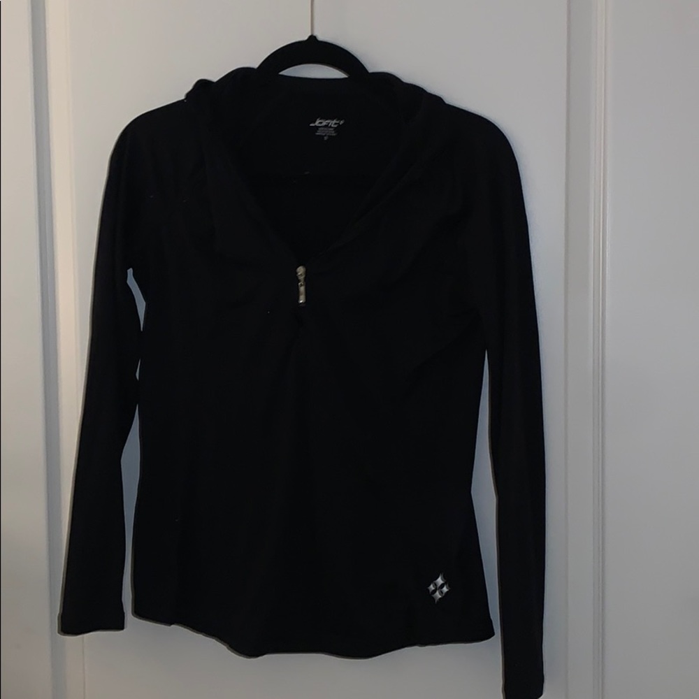 Women’s Black JoFit Half Zip